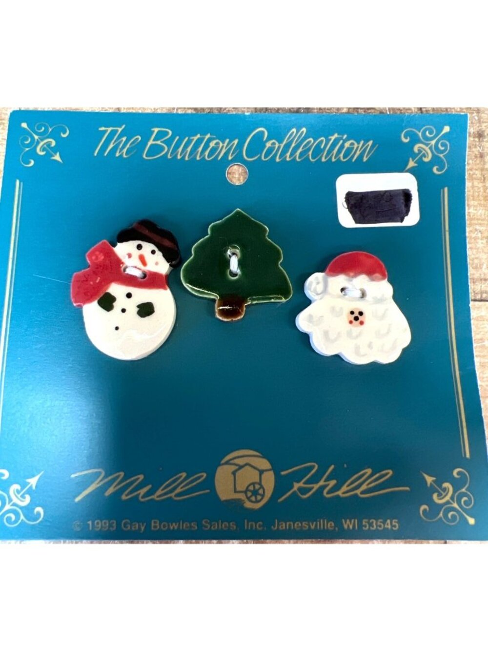 The Button Collection By Mill Hill Christmas Buttons Snowman Tree Santa Ceramic